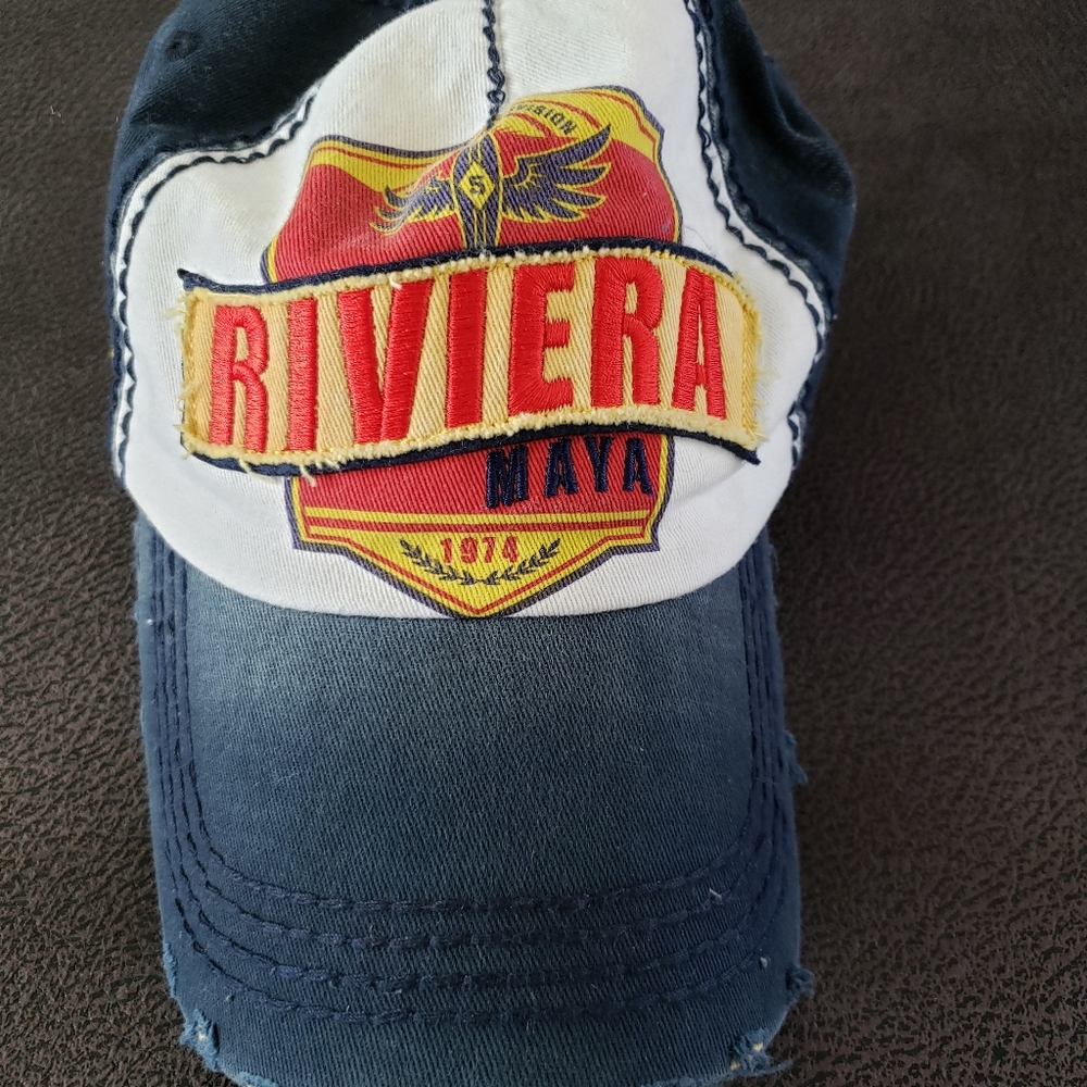 RIVIERA MAYA 1974 PIER 27 DISTRESSED HAT